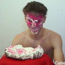 Cutiepied-production: Yannis 4 : Face Pushed into Pies