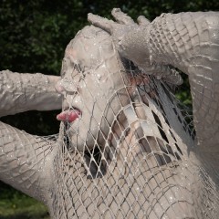 pepere: Fishnet in mud