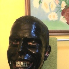GungeMonkey: Just messin' with black paint
