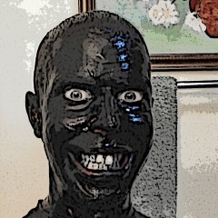 GungeMonkey: Just messin' with black paint