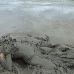 Jayce: !New DL! Jayce Has Fun in the Mud Pit Wearing a Bikini and Sneakers!