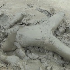 Jayce: !New DL! Jayce Has Fun in the Mud Pit Wearing a Bikini and Sneakers!