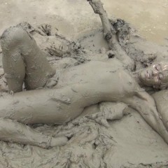 Jayce: !New DL! Jayce Has Fun in the Mud Pit Wearing a Bikini and Sneakers!