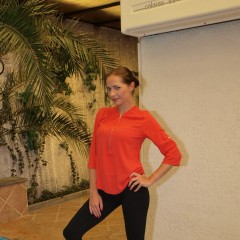 Perfectwetlook: Veronika in Red Shirt