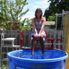 DunkTankFan: April & Emily  Dunked! On Dunk Tank Girls :)