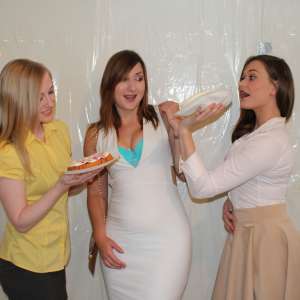 RevSlymsford: Build Up (inc girls holding pies..talking about pieing someone etc)