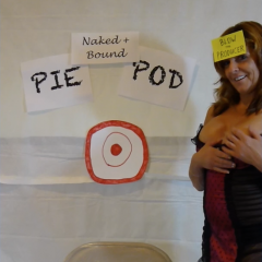 ArchNemesis: Video: The Naked and Bound Pie Pod with Blowjob Finale