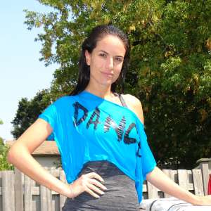 DunkTankFan: New Emily Dunked In a Teal top and Tight Black Shorts