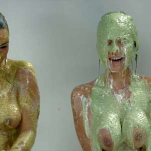 GirlsGetGunged: Messy Games, Gorgeous Girls, Gym Gear and Boobs