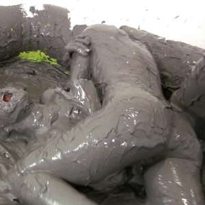 Messygirl: Real mud wrestling, not staged!