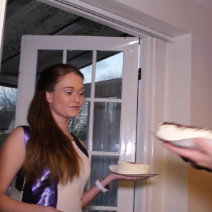 RevSlymsford: Build Up (inc girls holding pies..talking about pieing someone etc)