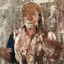 Anglefan.com: Amber returns in a messy pie and chocolate slime scene!