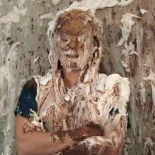 Anglefan.com: Amber returns in a messy pie and chocolate slime scene!