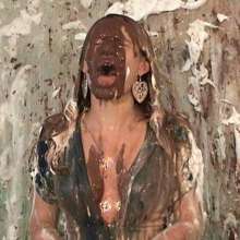 Anglefan.com: Amber returns in a messy pie and chocolate slime scene!