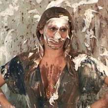 Anglefan.com: Amber returns in a messy pie and chocolate slime scene!