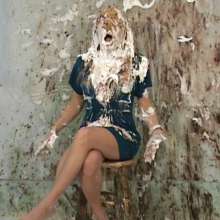 Anglefan.com: Amber returns in a messy pie and chocolate slime scene!