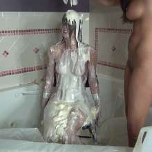 Jayce: Dixie gets Stripped Nude, Taped up and Hit w/ Freezing Cold Mess!