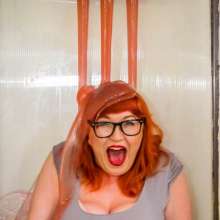 JellynCustard: Penny Banks couldn't wait to get back into the gunge tank!