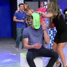 noeldavid: Sexy Professional model got creamed in tv show