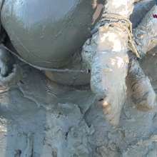 Jayce: Hogtied Super Tight, Ball-Gagged and Shoved into Thick, Sticky Mud!
