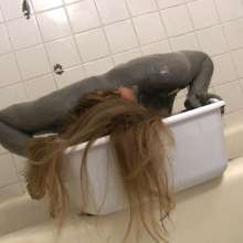 Messygirl: Justine is Slathered and Naughty