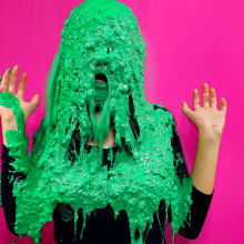 PieZone: Karin Returns For A Huge Green Slime-First Scene!