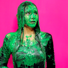 PieZone: Karin Returns For A Huge Green Slime-First Scene!