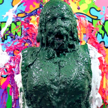 PieZone: New Latina Girl Gets Absolutely Destroyed In Pies and Slime!