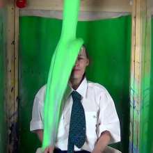 extremegunk: Sharon the silly bus driver like Maria agrees to go in NHP gunge vote