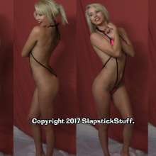 SlapstickStuff: SlapstickStuff: Meet Sam!  And her sheer bodysuit.