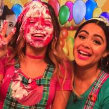 Pinhead: Mexican hostess Jesse Martinez caked
