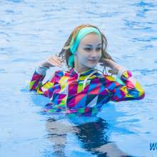 wet.look.me: She's such a cutie!  See for yourself new wetlook with Angela!