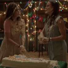 Pinhead: Jennifer Garner caked in new show