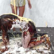 MostWam: Casey Vs Lila Sticky Mess in Shorts