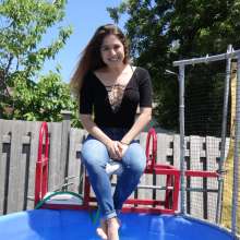 DunkTankFan: new Danni Dunked in Blue jeans and top