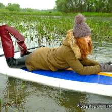 Tarzan: WetlookAdventure--Winter wetlook. Mud and wet