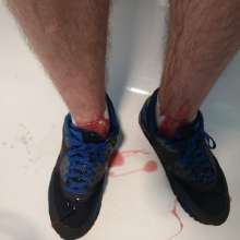 jamcustard22: Stick trainers and socks