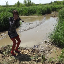 Jayce: Tricked, Stripped, Wrestling to nude in the mud w/ Ariel!