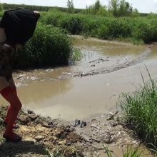 Jayce: Tricked, Stripped, Wrestling to nude in the mud w/ Ariel!