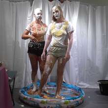 RevSlymsford: Masie and Satine play a messy game 'Live and Let Die'