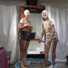 RevSlymsford: Masie and Satine play a messy game 'Live and Let Die'