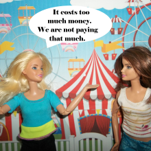 Twilight Man: Diminutive Divas:  Silly Day at the Circus