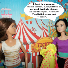 Twilight Man: Diminutive Divas:  Silly Day at the Circus