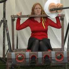 LiquidX: Alex K Pied and Slimed in the Messyworld 'Pillory System'