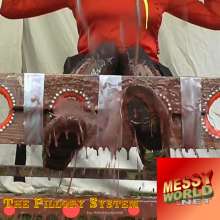 LiquidX: Alex K Pied and Slimed in the Messyworld 'Pillory System'