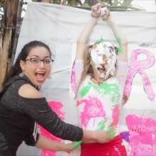 Alana SexyMessyBabes: Bound Balloon Bombed Cheerleader