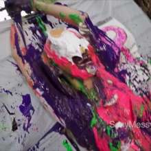 Alana SexyMessyBabes: Bound Balloon Bombed Cheerleader