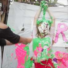 Alana SexyMessyBabes: Bound Balloon Bombed Cheerleader