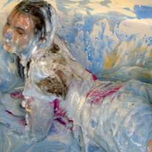 messyhot: Cyber Slimed in a Futuristic Space Outfit