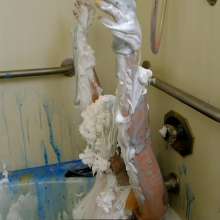 messyhot: Cyber Slimed in a Futuristic Space Outfit
